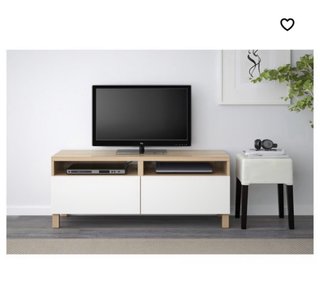 Mueble TV IKEA BESTÅ Roble/Blanco