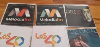 Lote 9 CDs Variados: Melodía FM, Los 40, Luz Casal
