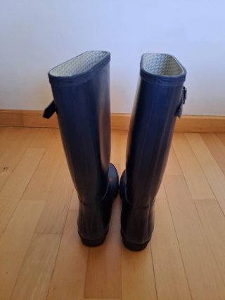Botas de agua Hunter azul