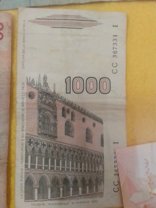 Banconota 1000 Lire Italia 1982