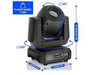 Chollo! Foco DJ LED 100W RGBW 8 Patrones