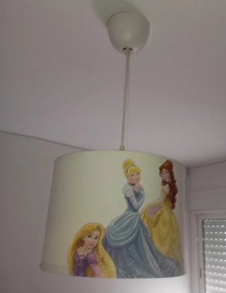 Lámpara infantil Disney Princesas