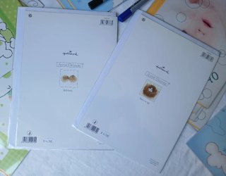 Lote Tarjetas XL Nacimiento bebé
