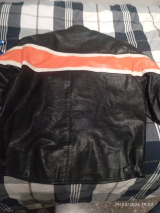Chaqueta moto  con parche Harley-Davidson