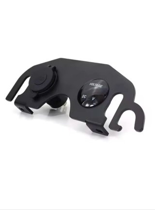 Soporte Voltímetro y USB V-Strom
