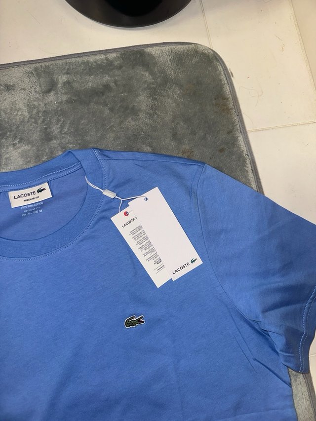 T-shirt Lacoste Campus Azul Tamanho M