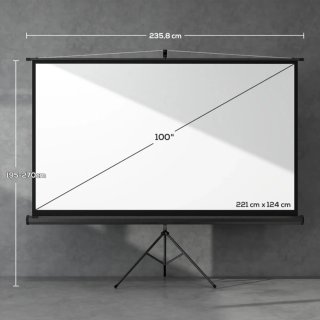 Pantalla proyector 100 pulgadas con soporte