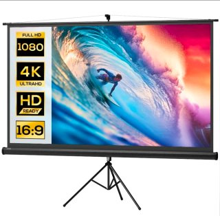 Pantalla proyector 100 pulgadas con soporte