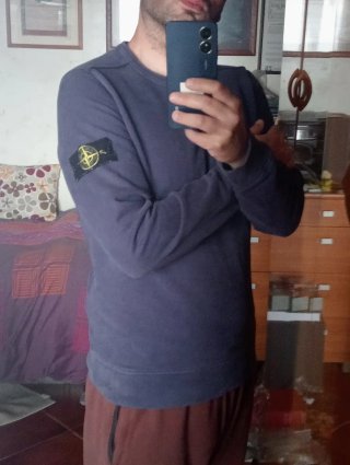 Felpa Stone girocollo - Stone Island