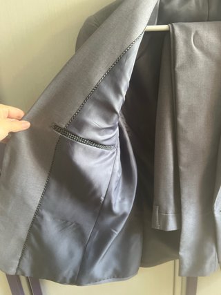 Traje juvenil gris 15 años