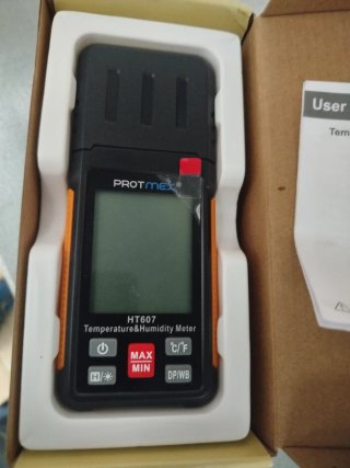 Medidor Temperatura y Humedad PROTMEX HT607