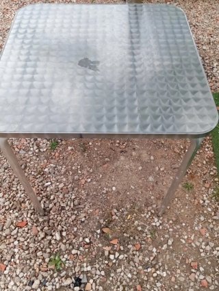 Mesa Heineken Aluminio..