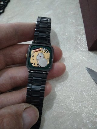 Reloj Seiko Quartz Vintage Dorado Azul