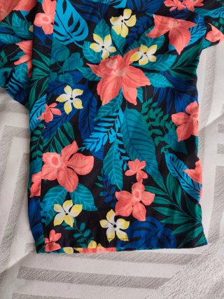 Mono largo estampado floral
