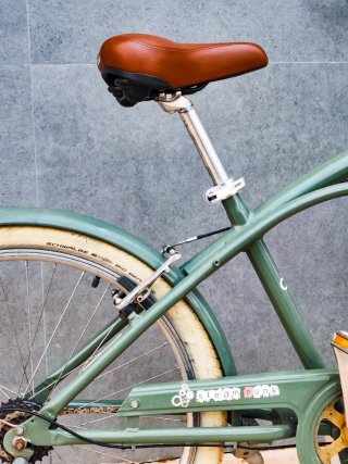 Bicicleta Estilo Beach Cruiser Verde
