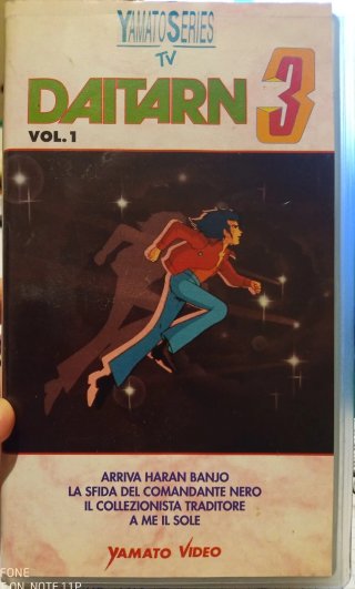 Vhs Daitarn 3 VOL.1 - Yamato Series *RARA* 1994