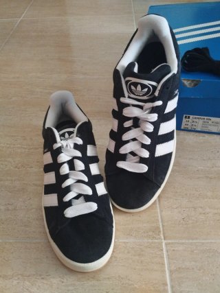 Zapatillas Adidas Campus Negras Talla 44