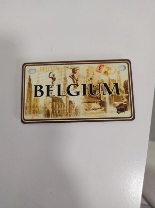 Imán decorativo Bélgica