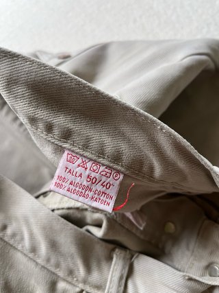 Pantalón Pepe Jeans Beige Vintage Hombre Talla 50