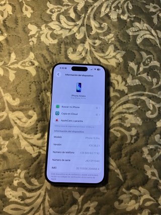 iPhone 15 Pro 256GB Plata