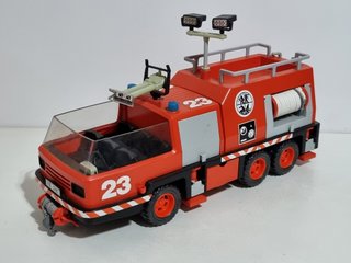 Playmobil 3526 Caja Antiguo Camion Bomberos Equipo