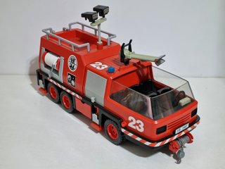 Playmobil 3526 Caja Antiguo Camion Bomberos Equipo