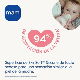 MAM biberón anticólicos tetina silicona