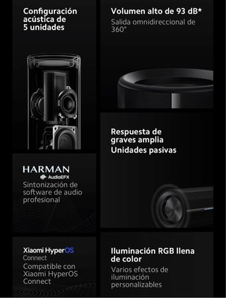 Altavoz Xiaomi Bluetooth Speaker Harman AudioEFX