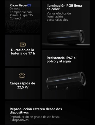 Altavoz Xiaomi Bluetooth Speaker Harman AudioEFX