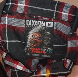 Camisa Dixxon Flannel Ed. Limitada Iron Maiden