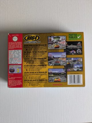 Ridge Racer 64 Nintendo N64 PAL