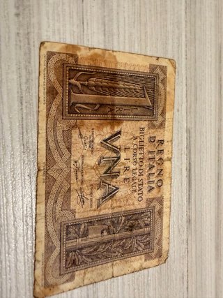 Lotto Banconote e Assegni Vintage Italiani