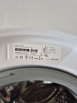 Lavadora integrable IKEA TVÄTTAD 8kg
