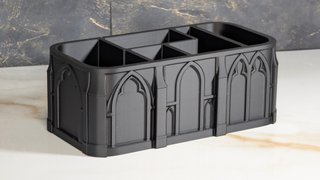 Organizador Escritorio Gótico Negro