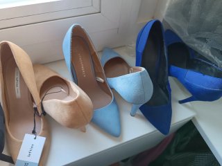 Lote 6 Zapatos Tacón talla 37