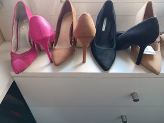 Lote 6 Zapatos Tacón talla 37