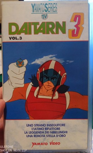 Vhs Daitarn 3 VOL.3 - Yamato Series *RARA* 1994