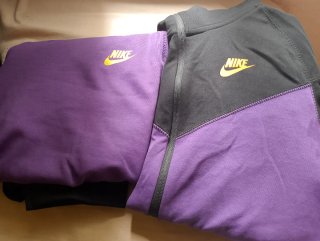 Chándal Nike Negro y Morado