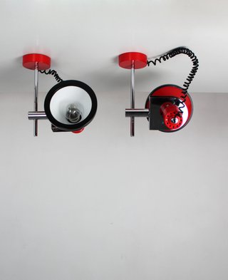 Dos lámparas de techo Grup Bonamusa, Tramo 70's