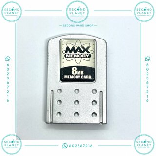 Tarjeta Memoria Max Memory 8MB PS2