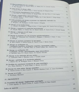 Libro Síncope.