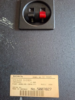 Altavoces Sony SS-A905