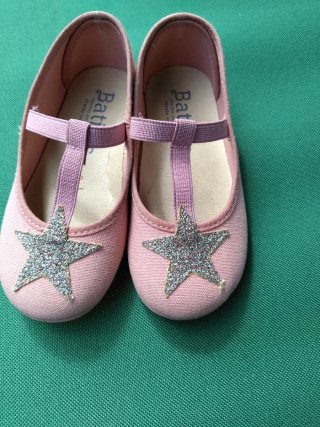 Scarpine rosa/albicocca Batilas bambina n. 25