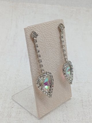 Pendientes Corazón Vintage Iridiscente
