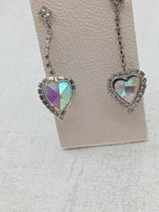 Pendientes Corazón Vintage Iridiscente