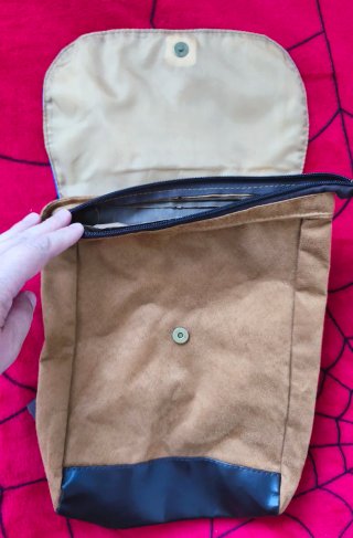 Mochila de cuero estampada y carpeta Scooby-Doo Wa