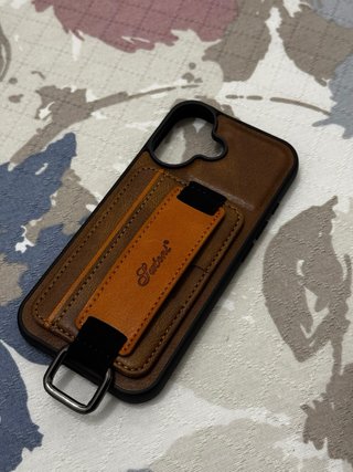 Cover iPhone 17 Pelle Porta Carte