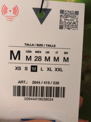 Vestito Zara Mini Floreale Verde Taglia M
