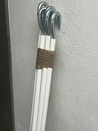 Manivela para toldo de metal blanco