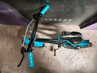 Bicicleta Infantil 14 Azul y Negra
